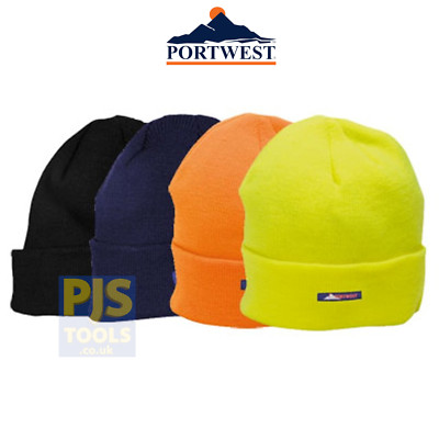 Portwest B013 Insulated Knit Beanie Cap Cold Winter Weather Mütze