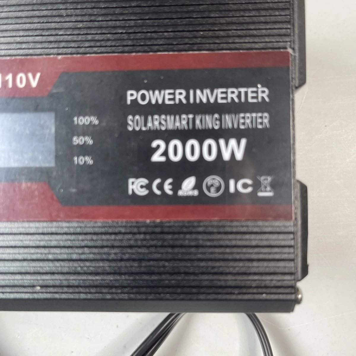 Foval Power Inverter 2000w LCD Display Solar smart King Inverter