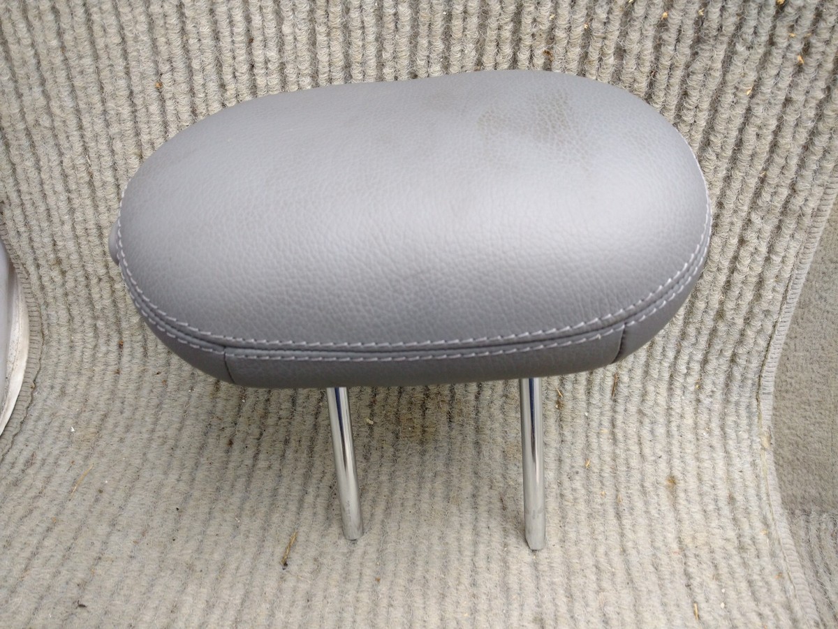 Mercedes W209 CLK Grey Leather Rear Headrest 2099705250 7H91  
