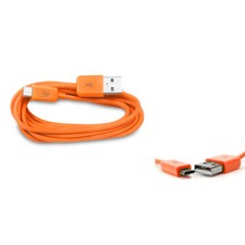 100 6FT MICRO USB DATA SYNC CHARGER CABLE ORANGE DROID HTC EVO ONE NEXUS KINDLE