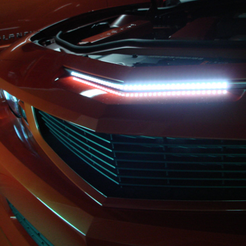 RGB LED Knight Rider Smart Remote Strip Light For Under Hood Behind ...