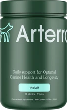 Arterra Adult Daily Dog Supplement - 120 Scoop XL Bottles, Original Formula