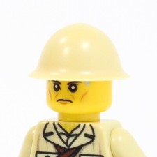 BrickTactical WW2 Japanese T90 Helmet Headgear compatible with Minifigures