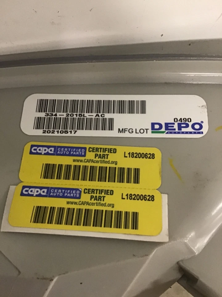 FITS 2009 - 2018 DODGE RAM 1500 2500 3500 LH DRIVER FOG LIGHT DEPO A77L 12816 - Изображение 4 из 4