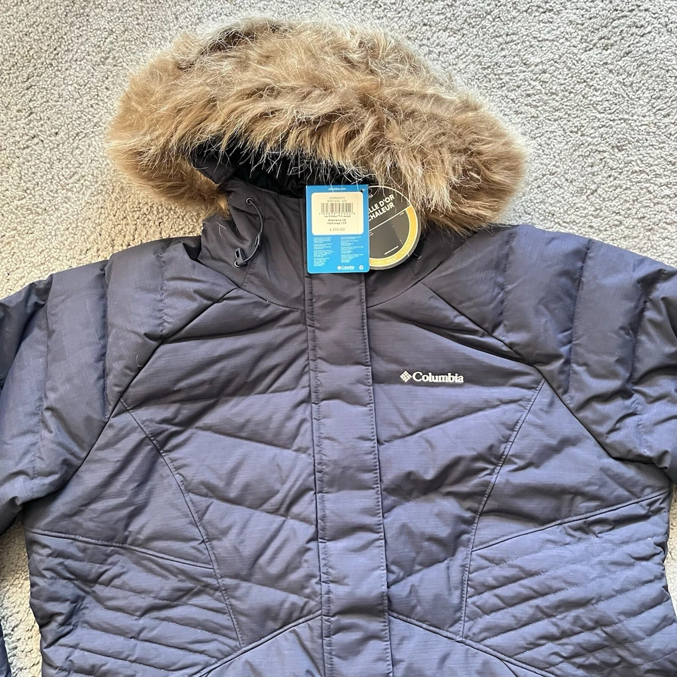 Chaqueta Columbia Lay D Down III SATINADO NOCTURNO OSCURO WW1939-472 Mujer Talla 1X Nueva con Etiquetas Foto 2 de 4