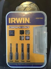 Irwin IRW10507900 Diamond Drill Bit Set 4 Piece
