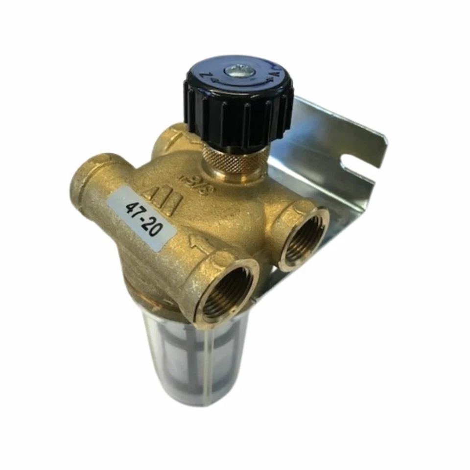 Filtro 2 vie per bruciatore a gasolio 3/8 F 3/8 F RV2 WATTS con rubinetto