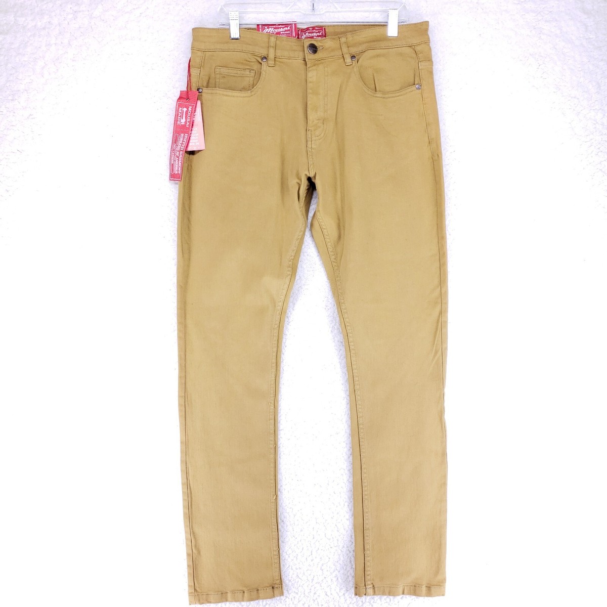 Mousai Relaxed Fit Straight Jeans Men Size 34W x 32L Soft Denim Casual Pants