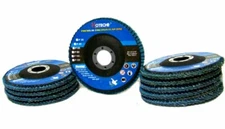 100pc 4-1/2"x7/8" 100 Grit Blue Zirconia Flap Disc Angle Grinder Sanding Wheels