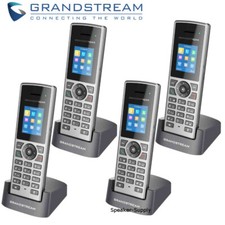 4 Grandstream DP722 DECT Cordless HD Handset Phone Long Range Up to 350 Meters