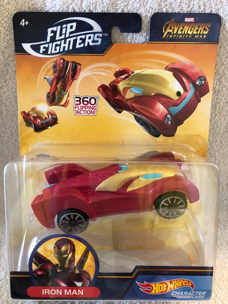 Hot Wheels MARVEL AVENGERS INFINITY WAR Flip Fighters IRON MAN 1 43 NEW