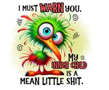 I Must Warn You, Mouse Pad, Sublimated, Can Personalize, Made to Order mp268