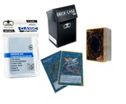 50 YuGiOh! Cards Pack w/ NEW LINK MONSTER + Rares + Deck Box + Sleeves