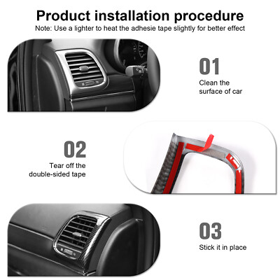 Center Console Air Conditioning Air Outlet Panel Trim, Simple Design