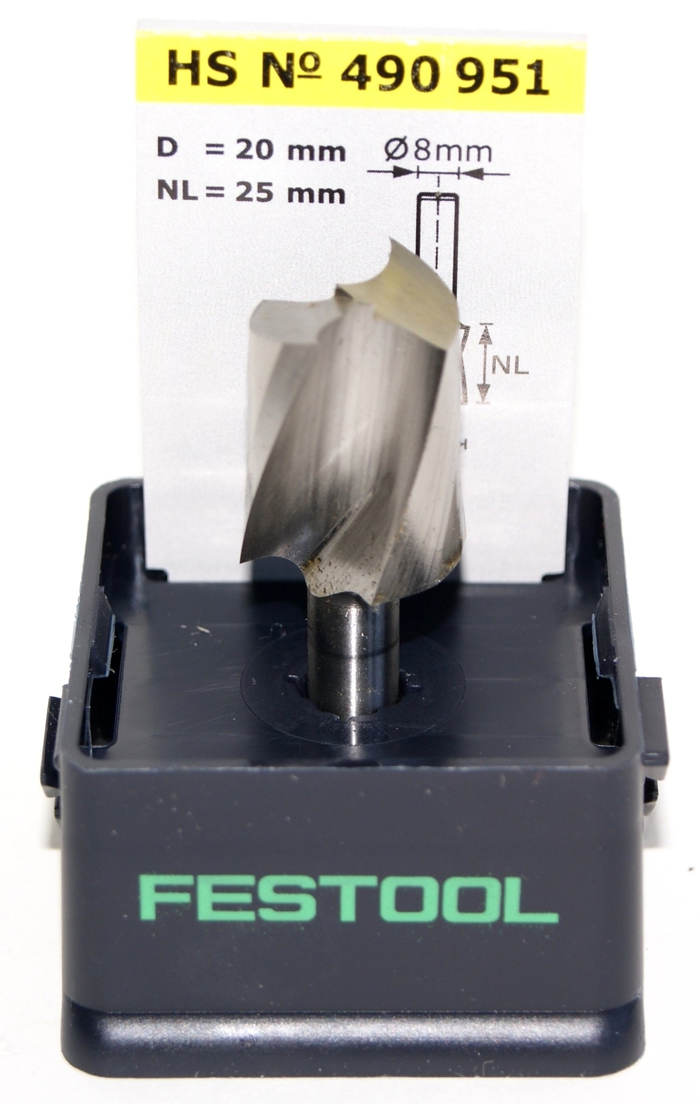 Fresa Festool HS Spi S8 D20/25: Scanalature senza Strappi su Legno