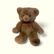Teddy So Soft Russ Berrie VTG Plush Bear Stuffed Animal 15 Russ Berrie