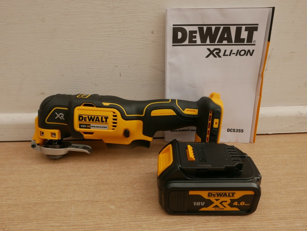 DeWalt DCS355 18V XR Oscillating Multi Tool Bare Unit DCB182 4AH