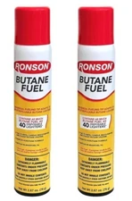 Ronson Lighter Butane Refill 2.67oz (Pack of 2), White