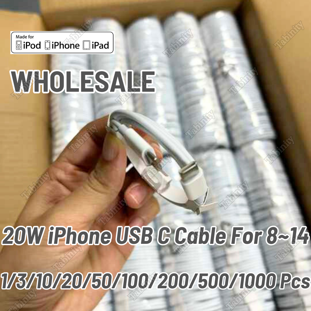 Wholesale Lot Fast Charger PD USB C/Type-C Cable For iPhone 14 13 12 11 XS XR 8