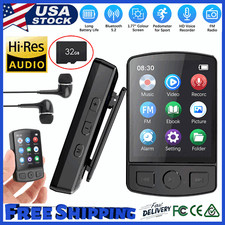 MP4 / MP3 Player Support 128GB Bluetooth Lossless Music FM Radio Recorder Sport.