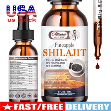 1000mg Shilajit Drops 60ml Shilajit Energy & Immunity Drops &Fulvic Acid