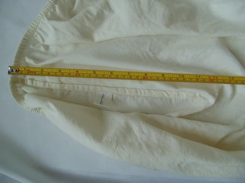 Westwood Park FULL DOUBLE Cotton Sateen Sheets Flat &Fitted Ivory Unused 2pc