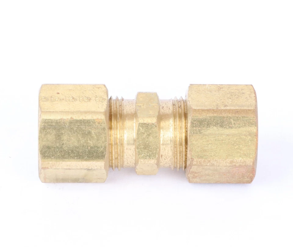 Brass Fairview Straight Union Tube Fitting, 1/2" Tube OD x 1/2" Tube OD - Image 2 of 3