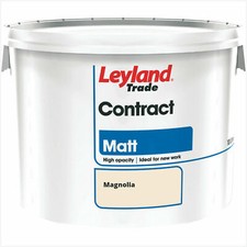 Leyland Trade Contract Matt in Magnolia 10L - Emulsion