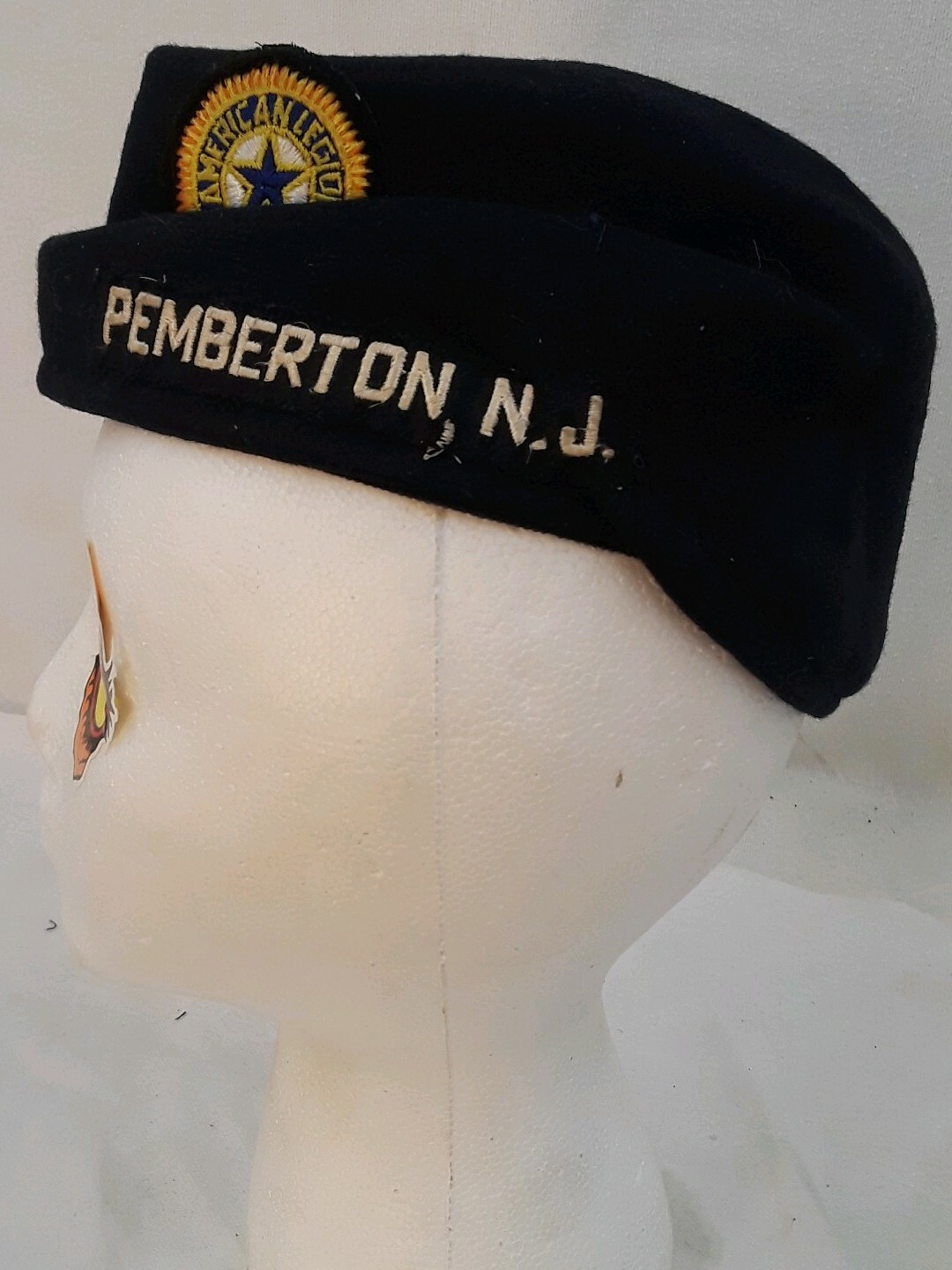 Vintage American Legion Hat Blue Post 294 Pemberton ,N.J. size ? Vet