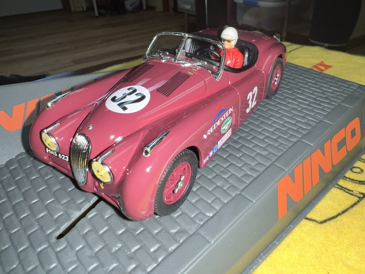 Miniature Jaguar XK 120 Ecosse - Ninco 1/32, Slot Car, Très Bon état