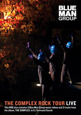 BLUE MAN GROUP: The Complex Rock Tour Live DVD (2004) cert E VGC Region