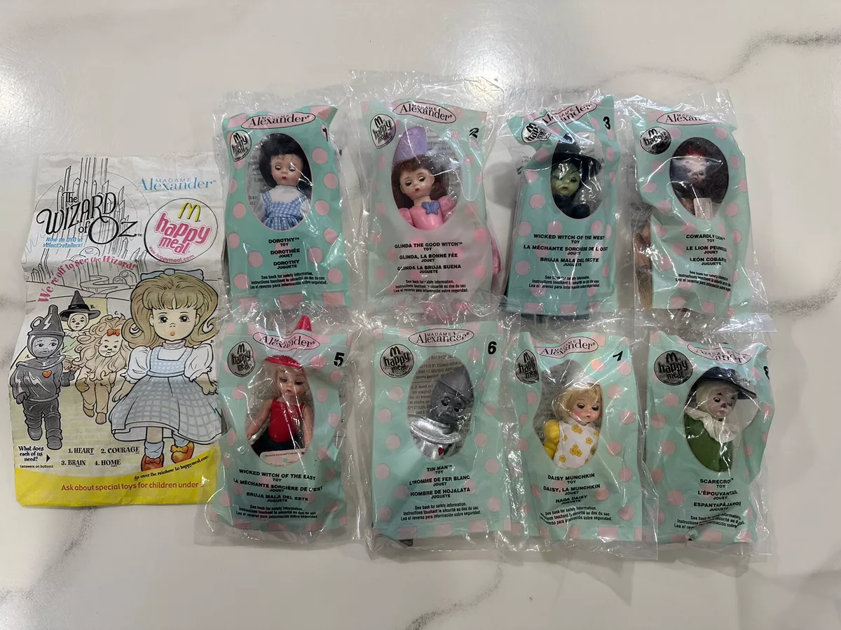 McDonalds 2007 Happy Meal Toy Madame Alexander Dolls Wizard of Oz Complete Set