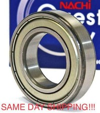 NACHI 6009 ZZ Deep Groove Ball Bearing, Metal Shielded 45x75x16 mm
