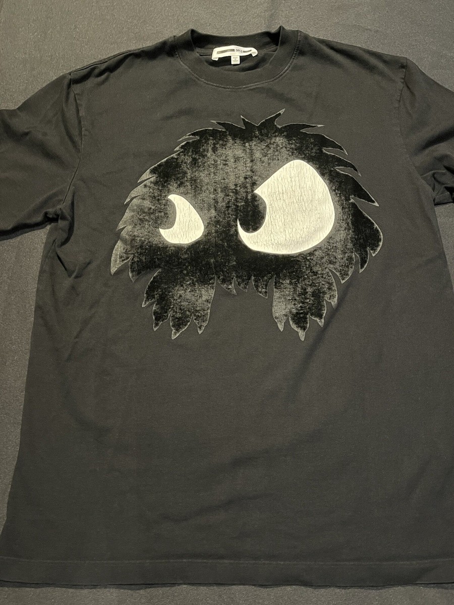AUTHENTIC ALEXANDER MCQUEEN MONSTER EYES T-SHIRT CHESTER FELT SZ