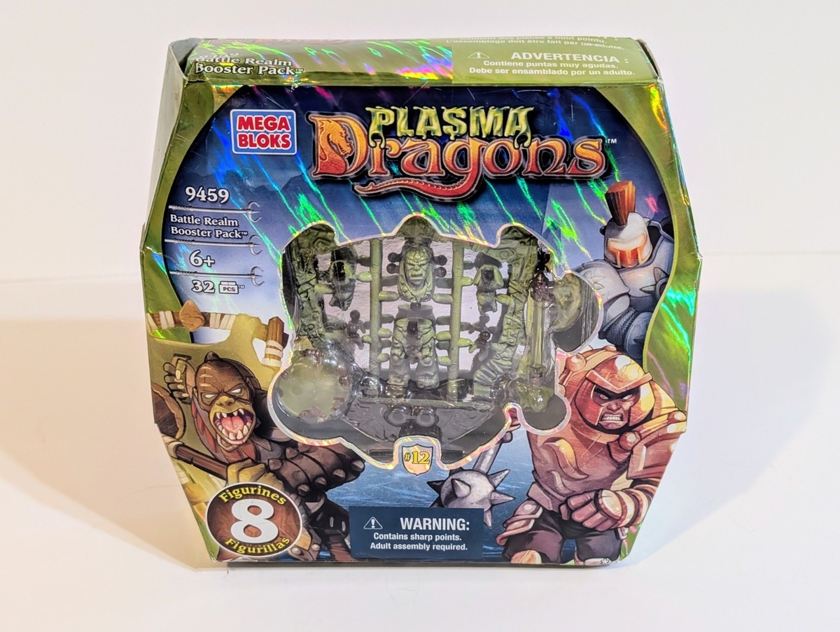 Mega Bloks 9459 Plasma Dragons Booster Pack #12 2007 Vintage New