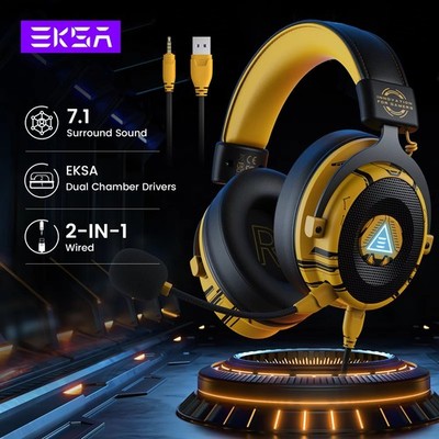 ESKA E900 PRO Upgraded Surround Sound & Noice Cancellation Gaming Heaphones