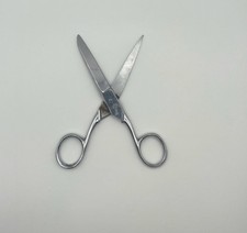 Tijeras de acero forjado Hot Drop vintage hechas en Italia (A)