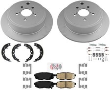 Rear Performance Coated Disc Brake Rotors Pads Fits Subaru Outback 2010-2014 Rear Performance Coated Disc Brake Rotors Pads Fits Subaru Outback 2010-2014