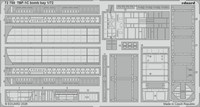 MW22 Eduard 72755 TBF-1C Bomb Bay 1/72 Pe Set For Hobby Boss