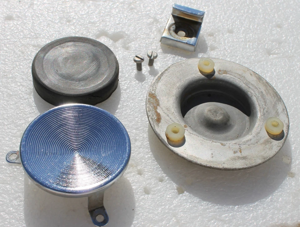 Piezas centrales anillo bocina volante Ford Thunderbird 1956-1957 OEM Foto 4 de 4