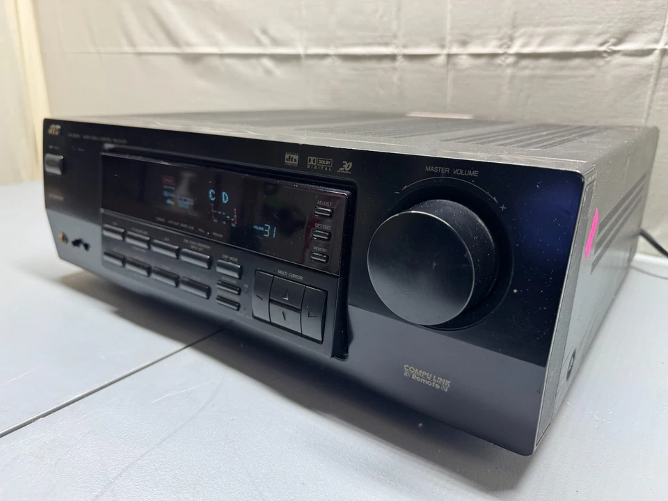 JVC RX-6000VBK Receiver HiFi Stereo 7.1 Channel Home Theater Vintage Phono - Image 3 of 4