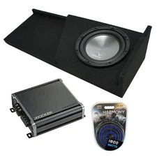 2007-2013 Chevy Silverado Ext Cab Truck Harmony A122 Single 12 Sub Box & CXA8001