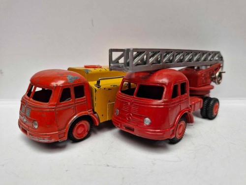 Vintage Gama Allemagne Camion Pompiers Jouet Friction Testé