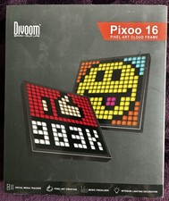 Divoom Pixoo LED Pixel Art 16x16 Frame Smart Digital Display for Wall Art
