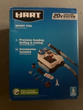 HART HPRL01 20V Cordless Rotary Tool - White