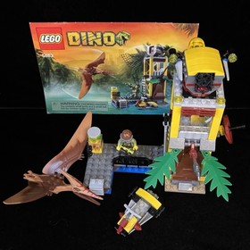 LEGO 5883 Dino: Tower Takedown 100% Complete w Minifigures and Instr - No box