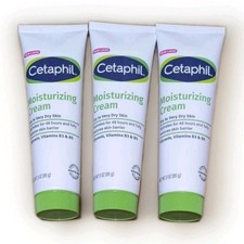 Cetaphil Moisturizing Cream 3oz   Dry Sensitive Skin - 3 PACKS LOT