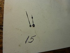 AMERICAN-ELGIN-12-SIZE--POCKETWATCH - BLUED HANDS