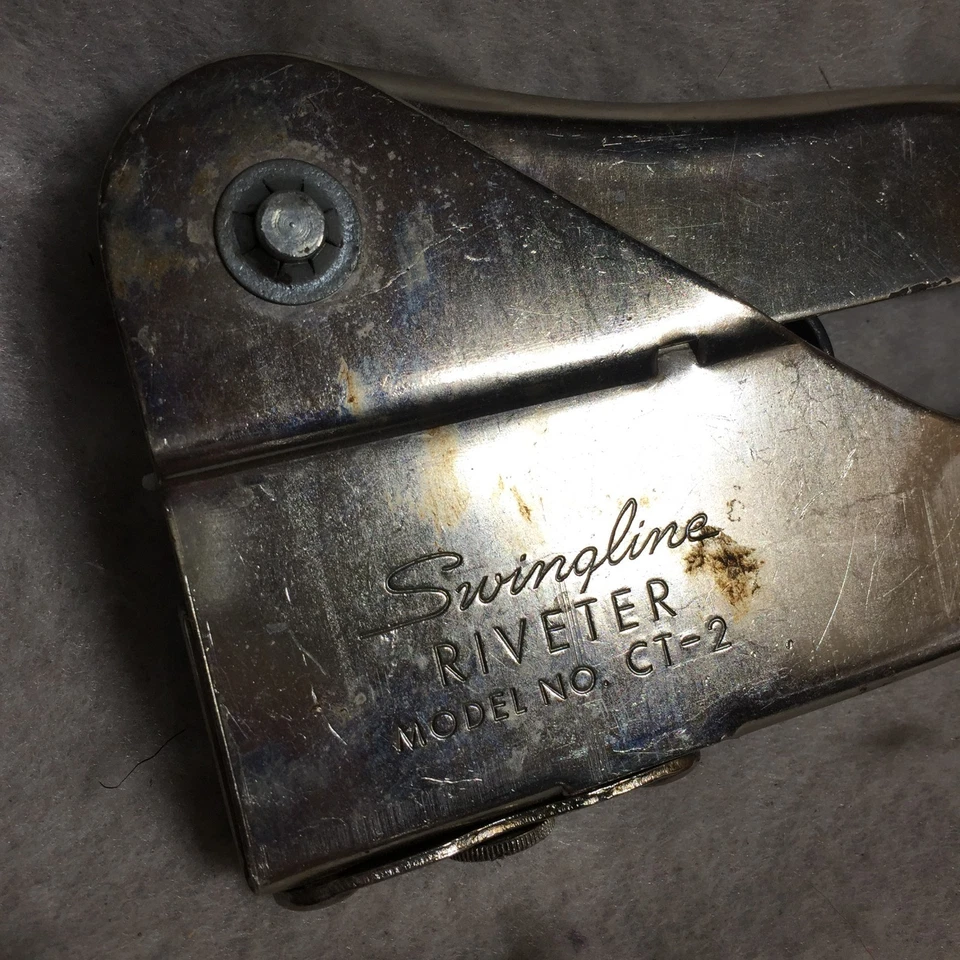 VTG Swingline Riveter Model No. CT-2 Riveting Plier Made in USA - Image 2 of 4