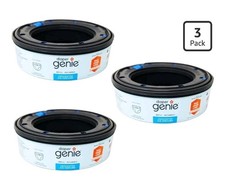 Diaper Genie Round Refill Pack of 3. Holds Up to 270 Diapers Each